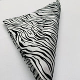 Napkin - Satin - Zebra Print