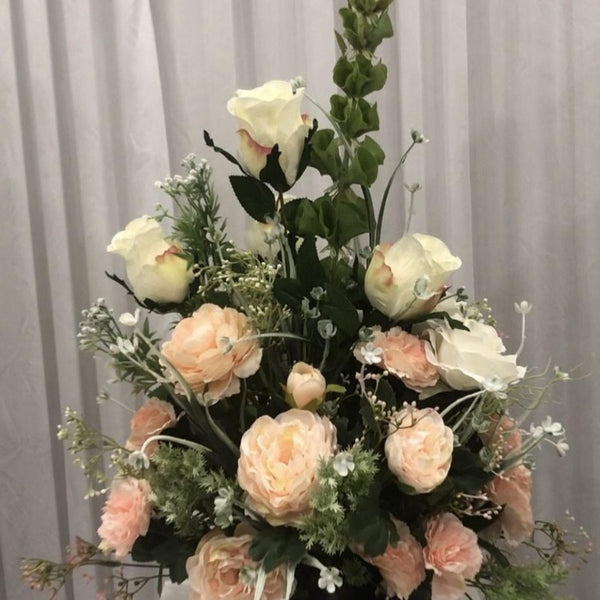 Floral Package peach ivory