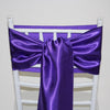 Satin Sash -Purple