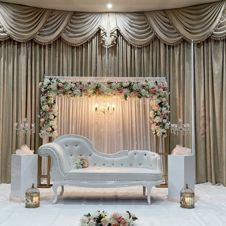 Stage Package - Sofa, Floral & Arch