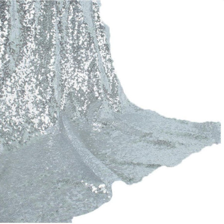 Curtain - Baby Blue Sequin