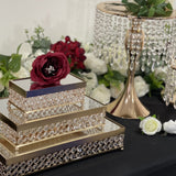 Gold diamond cake set