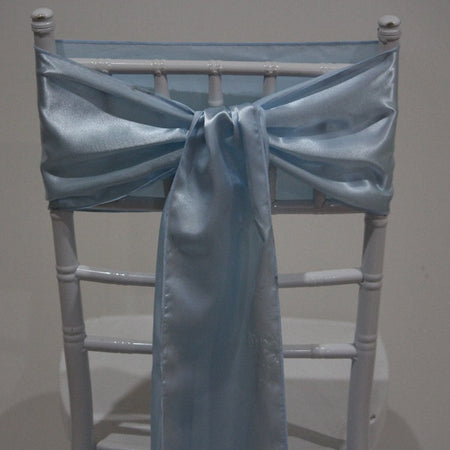 Satin Sash - Silver