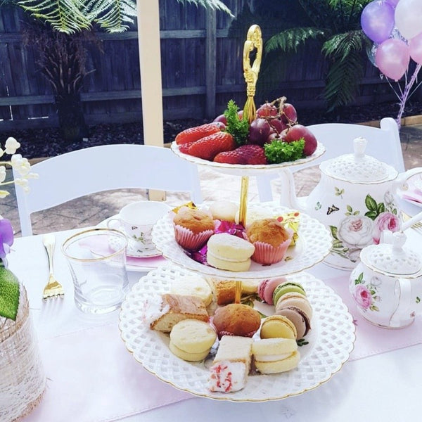 Cupcake Stand Floral  High Tea