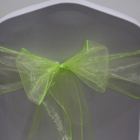 Organza Sash - White