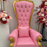 Sofa - throne pink gold