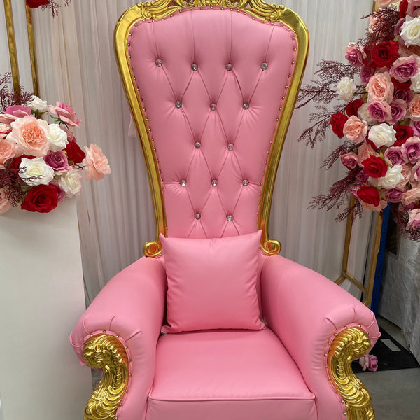 Sofa - throne pink gold