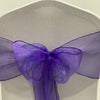 Organza Sash - Purple