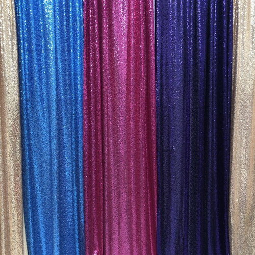 Curtain -multicolour sequins