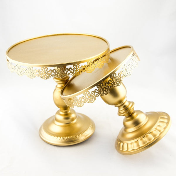 Cake Stand - Antique Gold