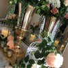 Centrepiece- Trumpet  GOLD urn vase