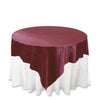 Tablecloth -Round overlay Maroon Satin