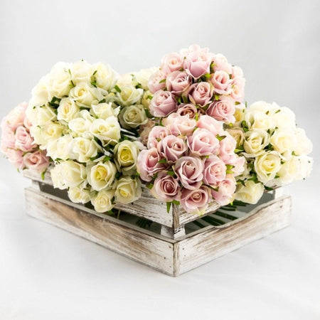 Floral Package peach ivory