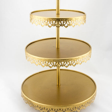 Cupcake Stand - Gold Mirror - 2 Tier