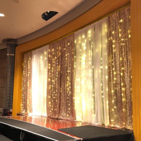 Curtain - Gold Sequin