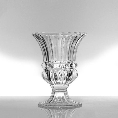 Trumpet Vase - Gold & Crystal