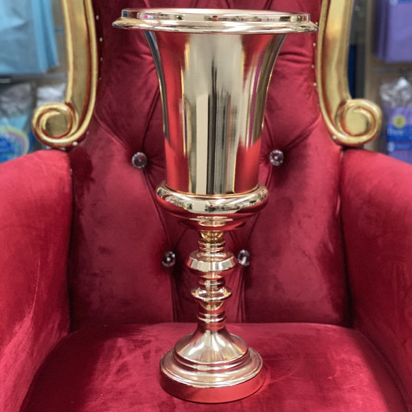 Centrepiece- Trumpet  GOLD urn vase