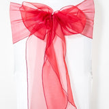 Organza Sash - Red