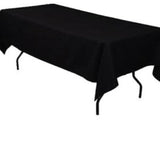 Tablecloth Rectangle - Black poly