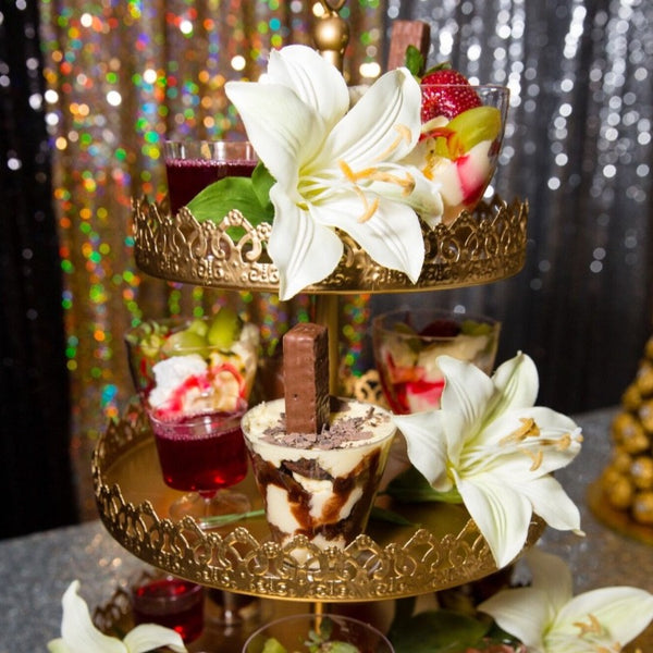 Cupcake Stand - Antique Gold