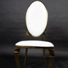 chair- boutique white gold