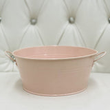 Tin Bucket - Baby pink