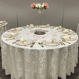 Tablecloth round -Floral Damask