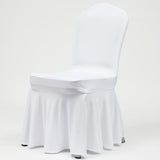 chaircover  white frill