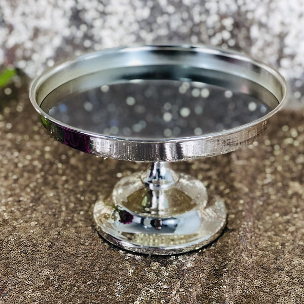 Cake Stand - Silver Mirror