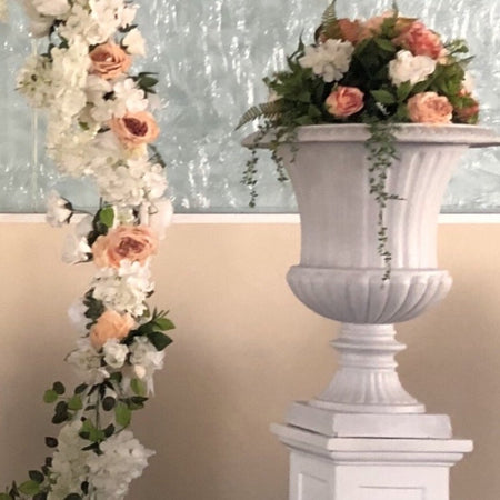 Floral Package peach ivory