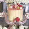 Cake Stand - Pink Lattice