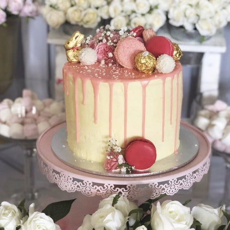 Cake Stand - Rose Gold Mirror