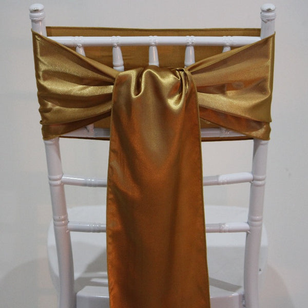 Satin Sash - Gold