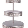 Cupcake Stand - Metallic Silver