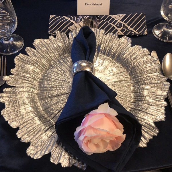 Charger Plate exclusive Package - Silver Coral