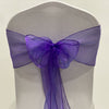 Organza Sash - Purple