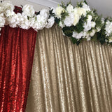 Curtain - Floral Gold & Red