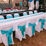 Satin Sash - Teal