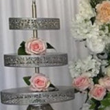 Cupcake Stand - Metallic Silver