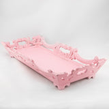 Tray - Pink wooden